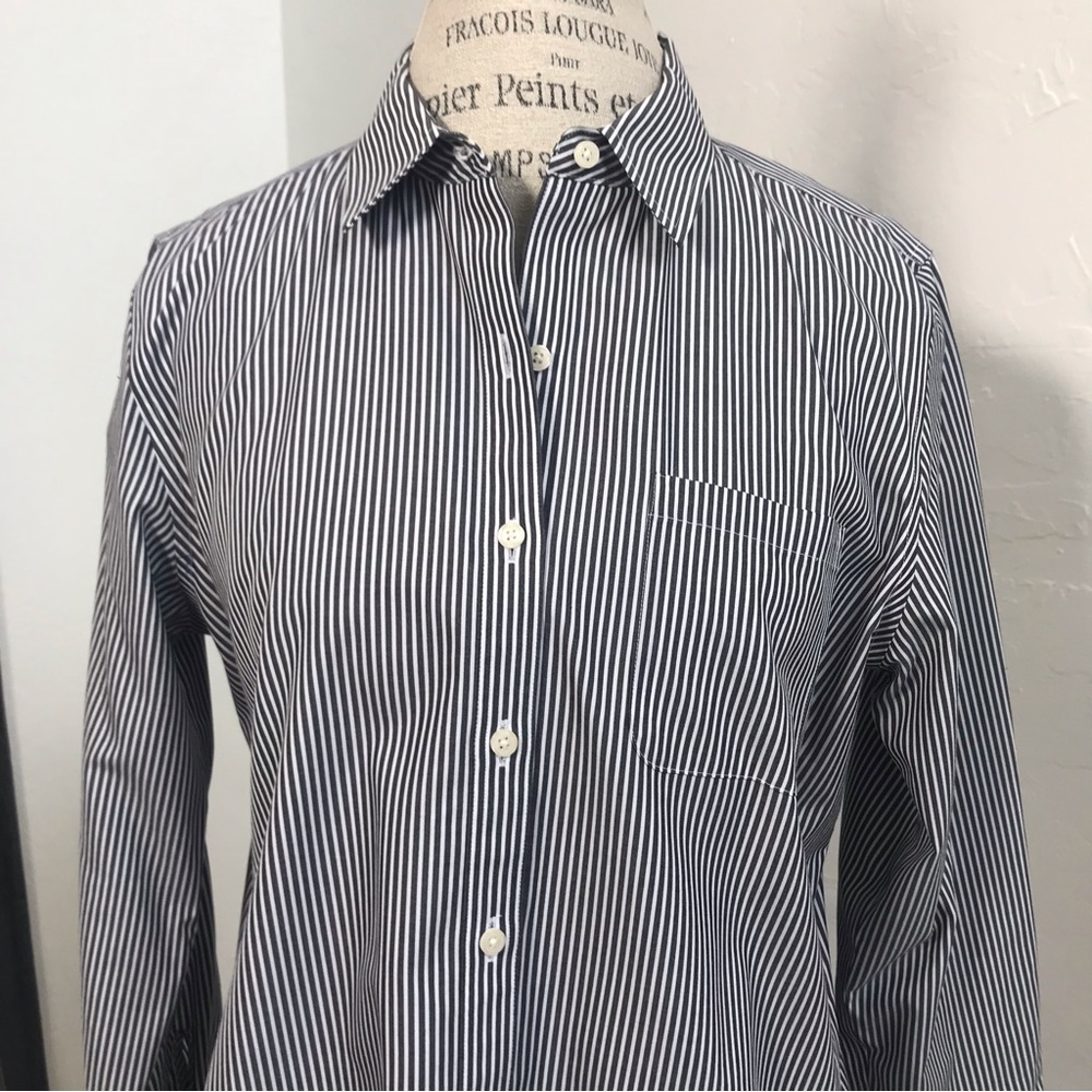 Black & White Button Down Shirt